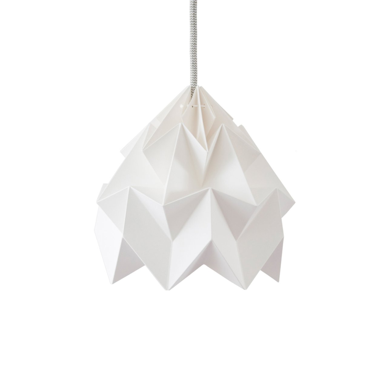 Petite suspension Origami Moth Blanche